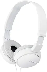 Sony - ZX Series Wired On-Ear Headphones - White