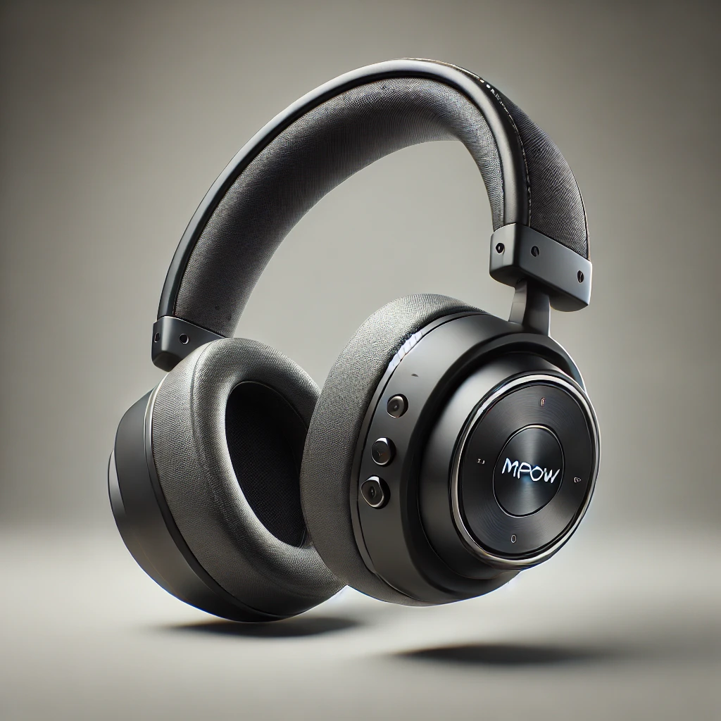 Mpow H19 IPO, a top contender in the best wired noise-cancelling headphones category, depicted in a close-up view to emphasize its premium design and features.